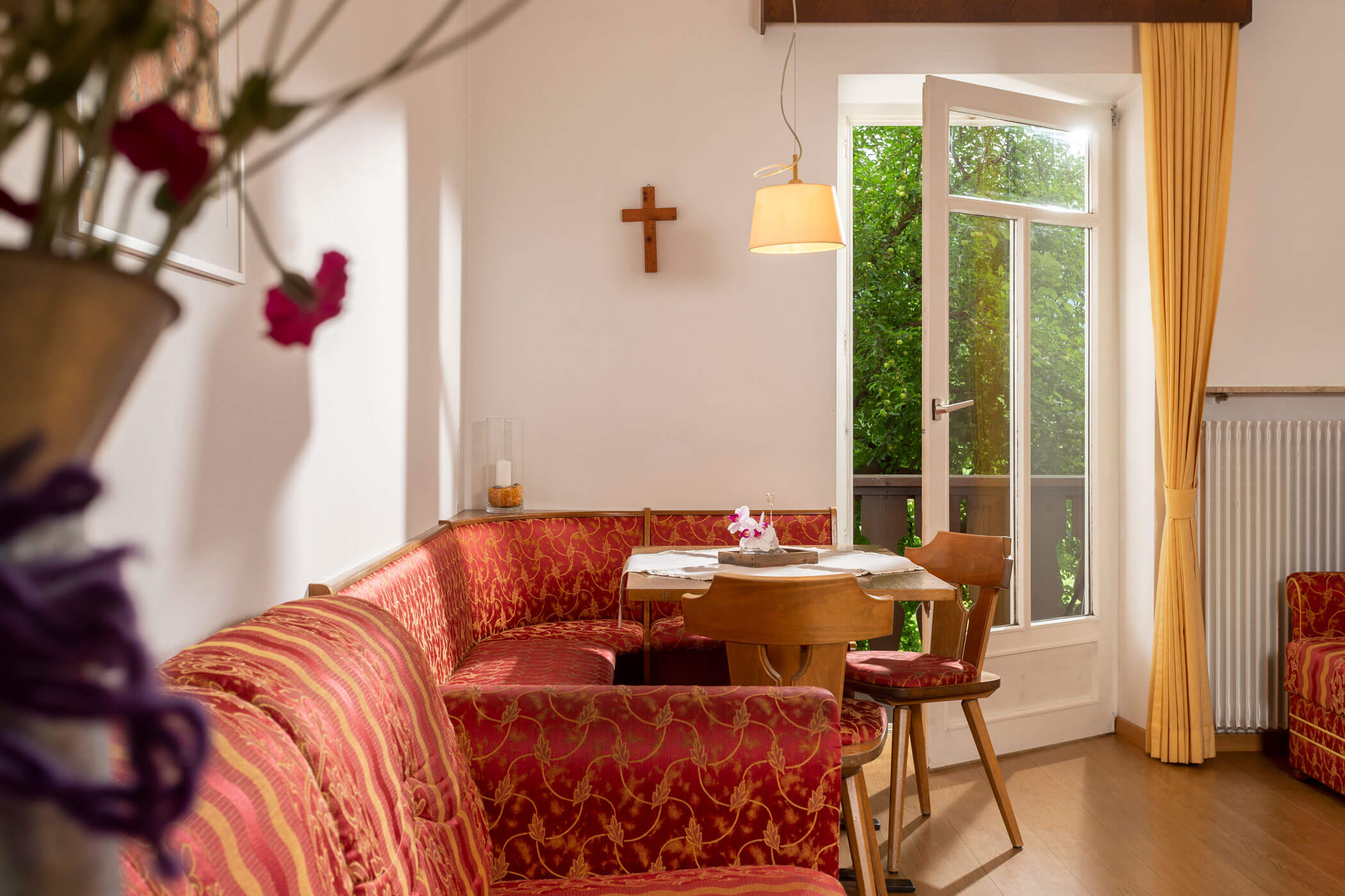 Apartment Morgensonne - Sitzecke und Couch