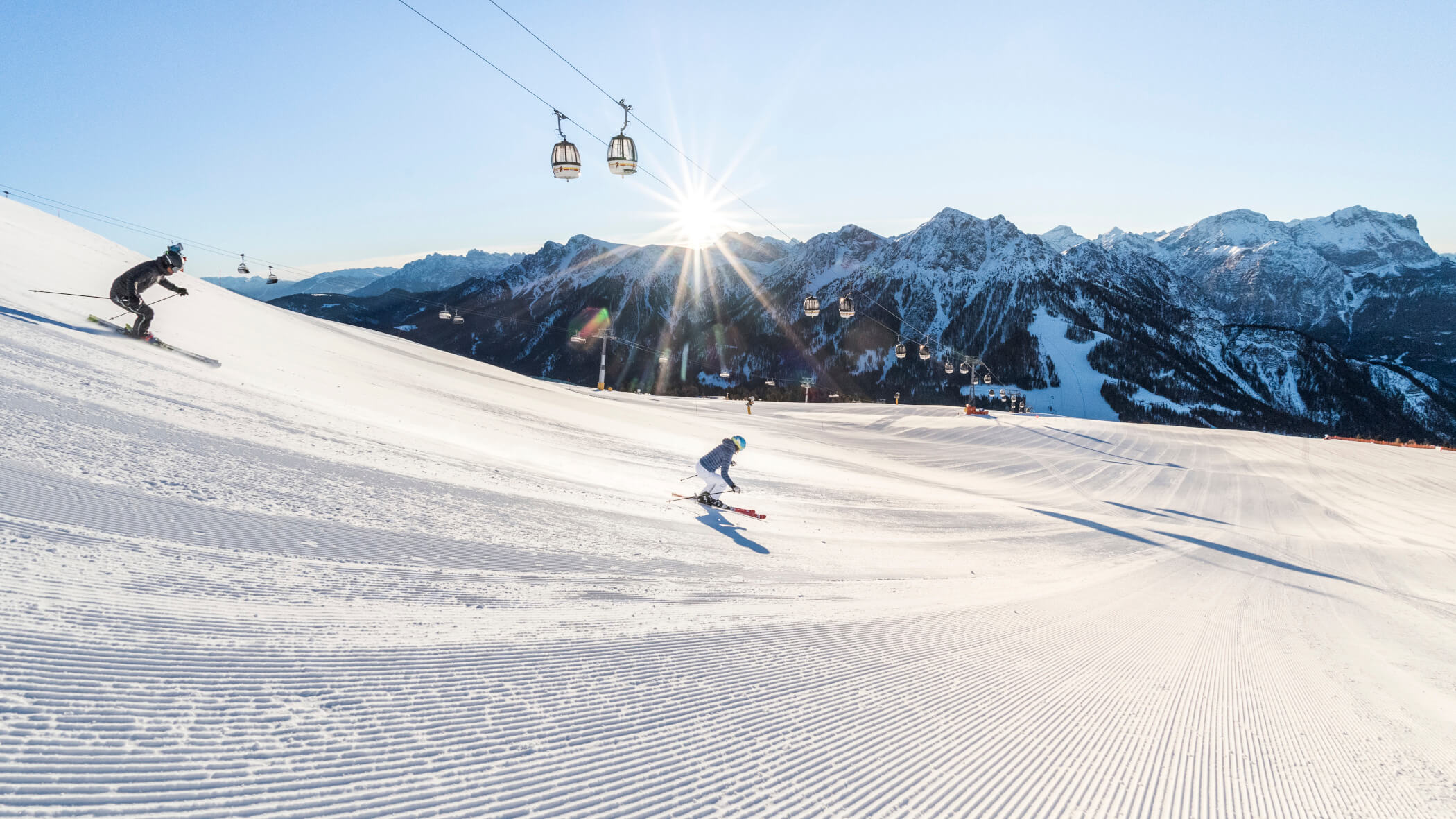 Skifahren am Kronplatz